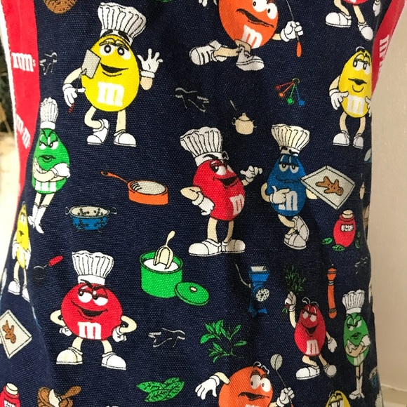 Rare Vintage M&M’s Apron& Matching Magnetic Holder🔴FINAL SALE - Picture 11 of 12
